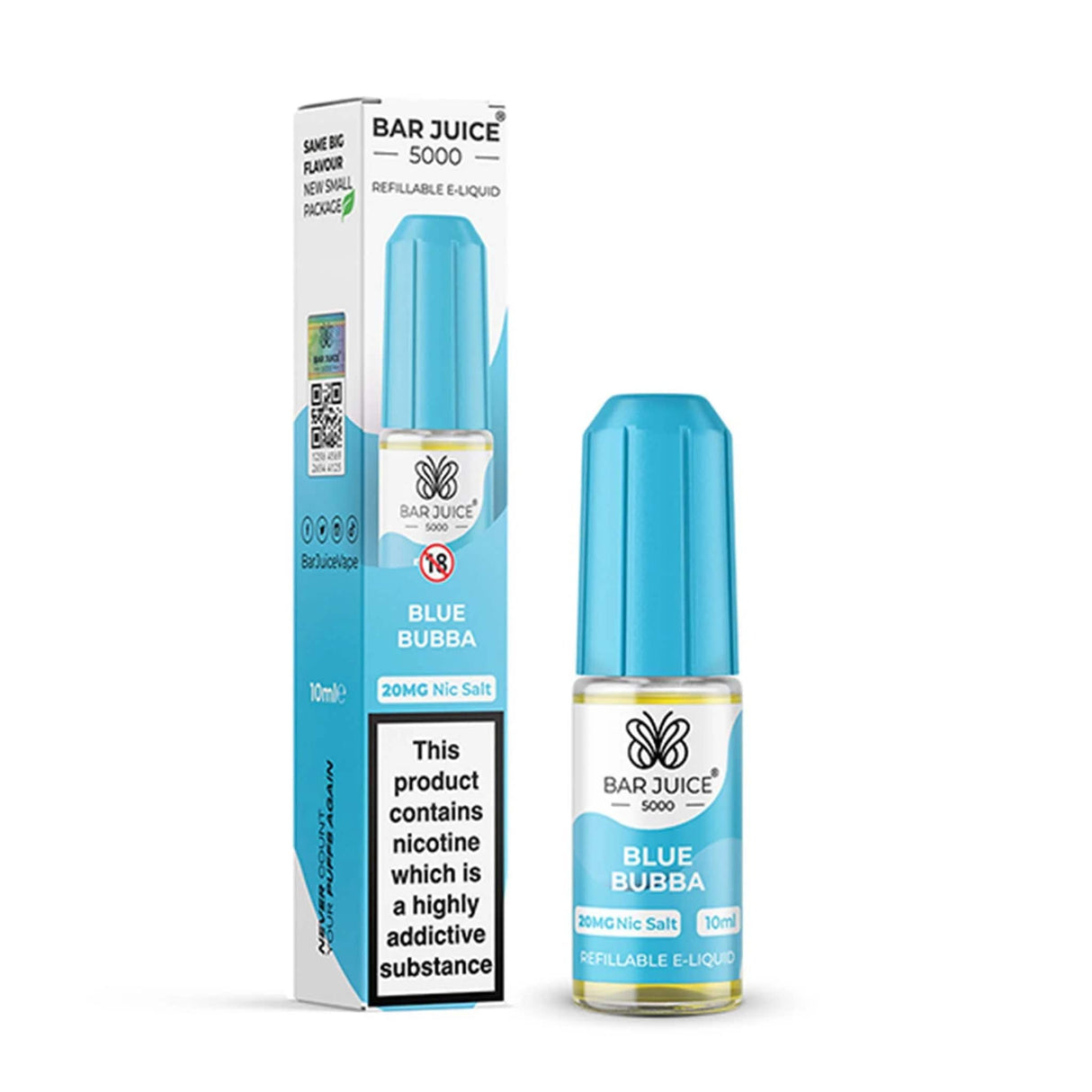 Nic Salts Blue Bubba / 5mg Bar Juice 5000 Nic Salts