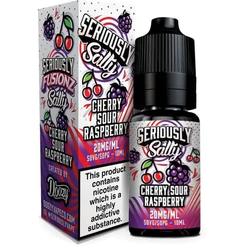 Nic Salts Cherry Sour Raspberry / 20mg Doozy Seriously Salty Fusionz 10ml Nic Salt