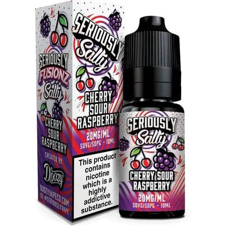 Nic Salts Cherry Sour Raspberry / 20mg Doozy Seriously Salty Fusionz 10ml Nic Salt