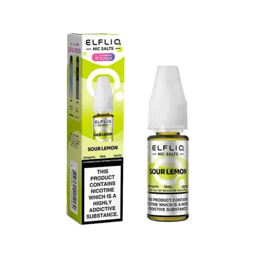 Sour Lemon Elfbar Elfliq Nic Salt 10ml E-liquid
