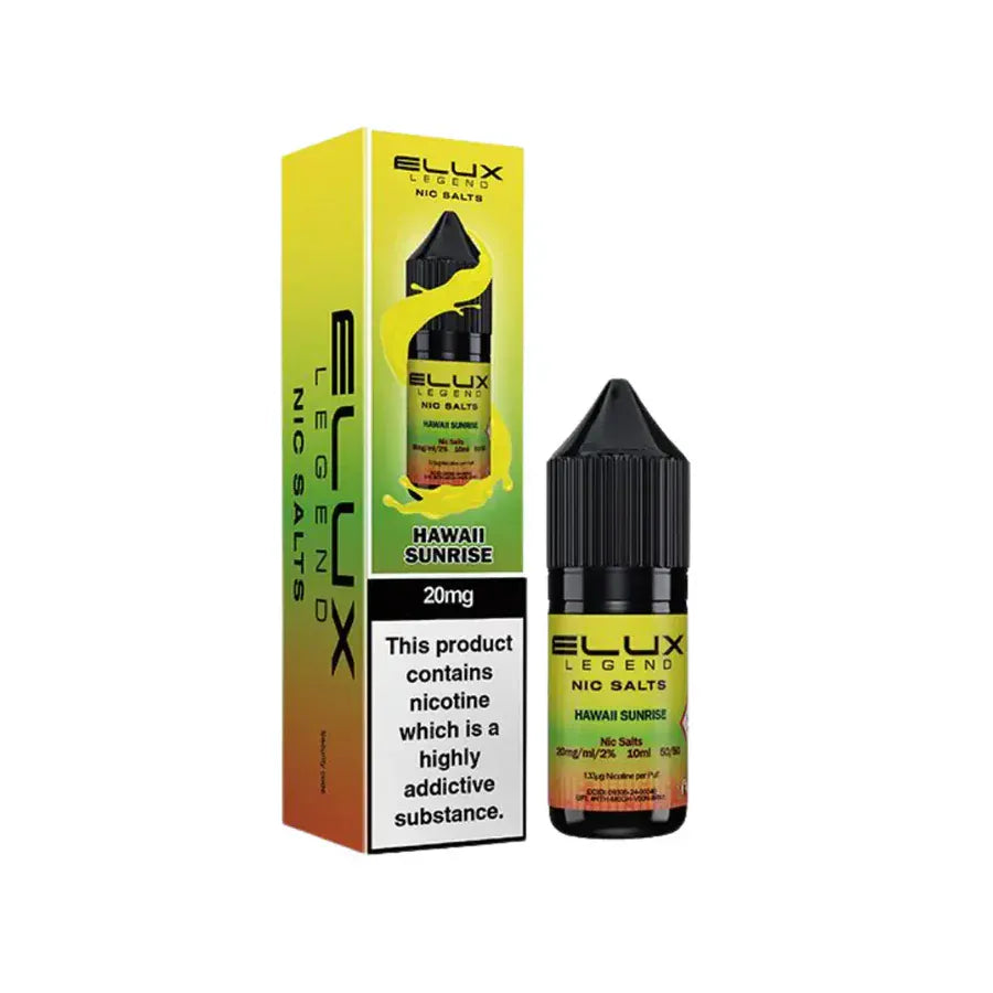 Hawaii Sunrise Nic Salt By Elux Legend 10ml E-liquid