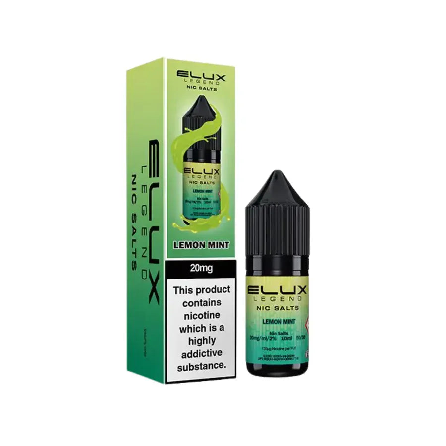 Lemon Mint Nic salt by Elux Legend 10ml E-liquid