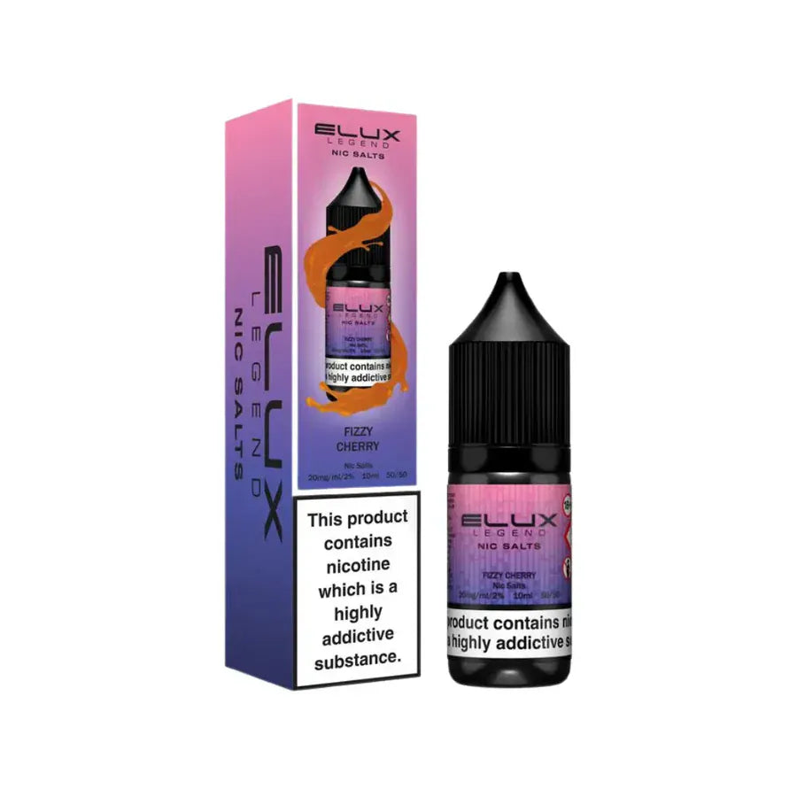 Fizzy Cherry Nic salts By Elux Legend 10ml E-liquid