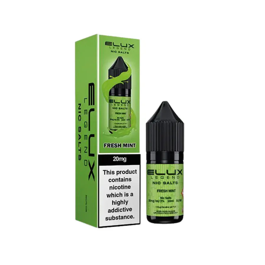 Fresh Mint Nic Salt By Elux Legend 10ml E-liquid