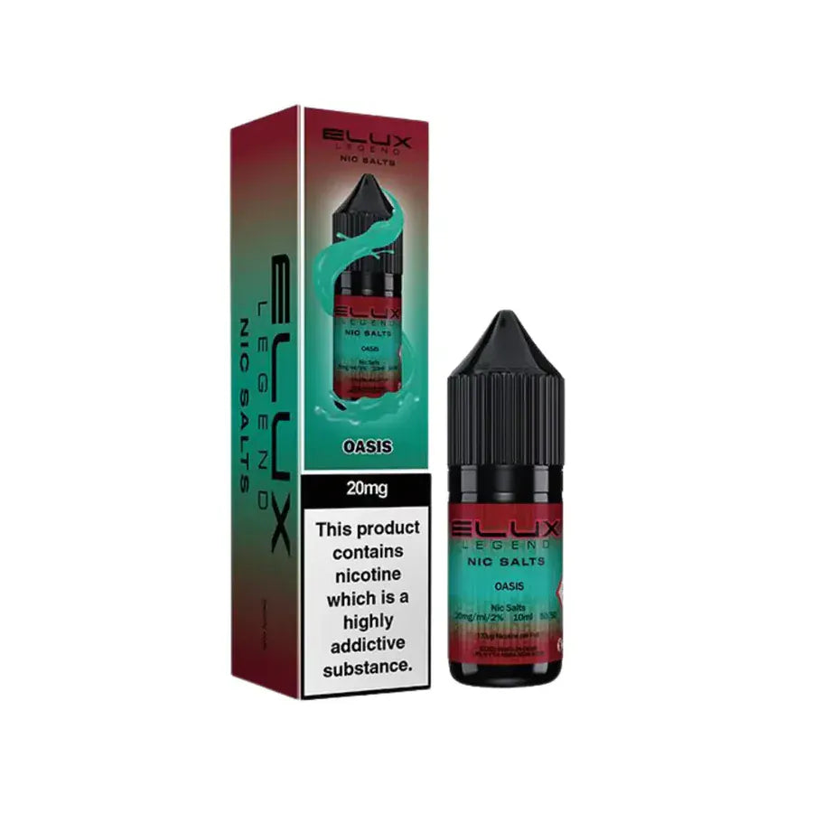 Oasis Nic Salt By Elux Legend 10ml E-liquid