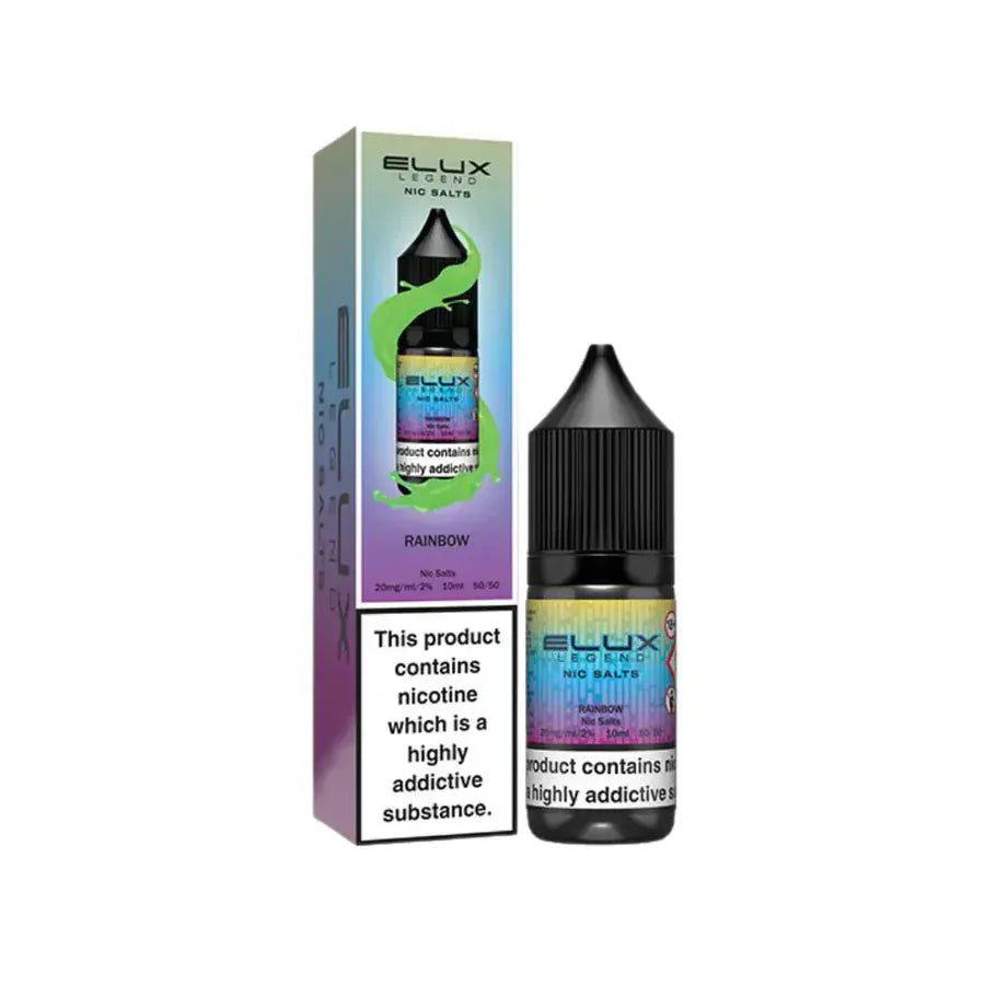 Rainbow Nic Salts By Elux Legend 10ml E-liquid
