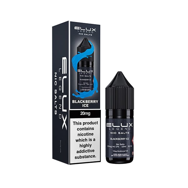 Nic Salts Blackberry Ice / 10mg Elux Legend Nic Salt Eliquid 10ml