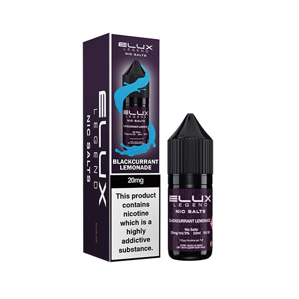 Nic Salts Blackcurrant Lemonade / 10mg Elux Legend Nic Salt Eliquid 10ml