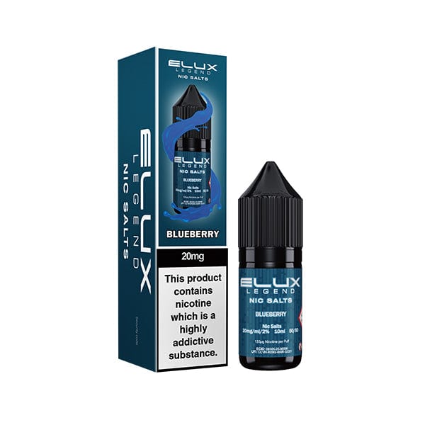 Nic Salts Blueberry / 10mg Elux Legend Nic Salt Eliquid 10ml