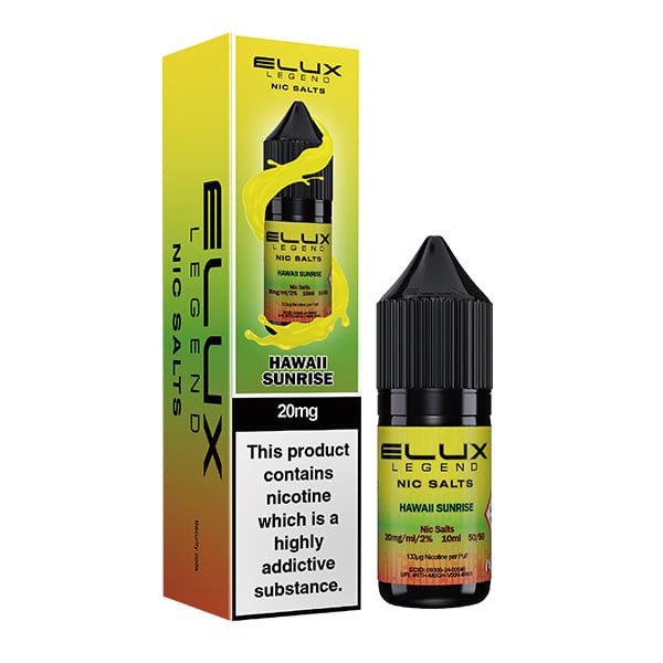 Nic Salts Hawaii Sunrise / 10mg Elux Legend Nic Salt Eliquid 10ml