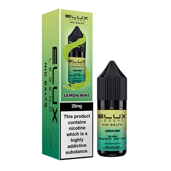Nic Salts Lemon Mint / 10mg Elux Legend Nic Salt Eliquid 10ml