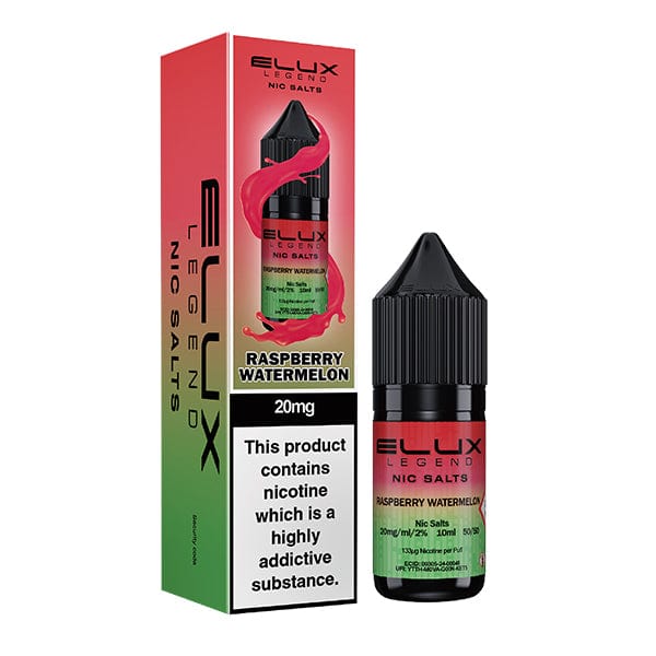 Nic Salts Raspberry Watermelon / 10mg Elux Legend Nic Salt Eliquid 10ml