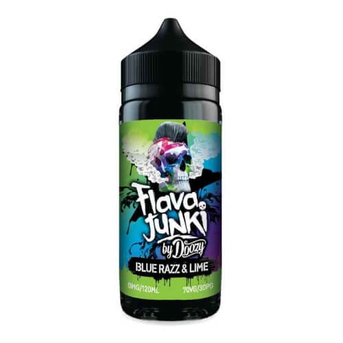 Shortfill Eliquids Blue Razz & Lime Flava Junki 100ml Shortfill