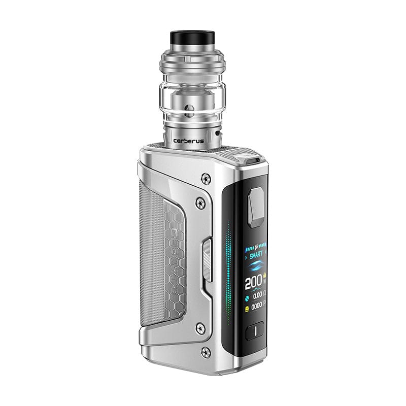 Sub Ohm Kits Frost Silver Geekvape Aegis Legend 5 Vape Kit