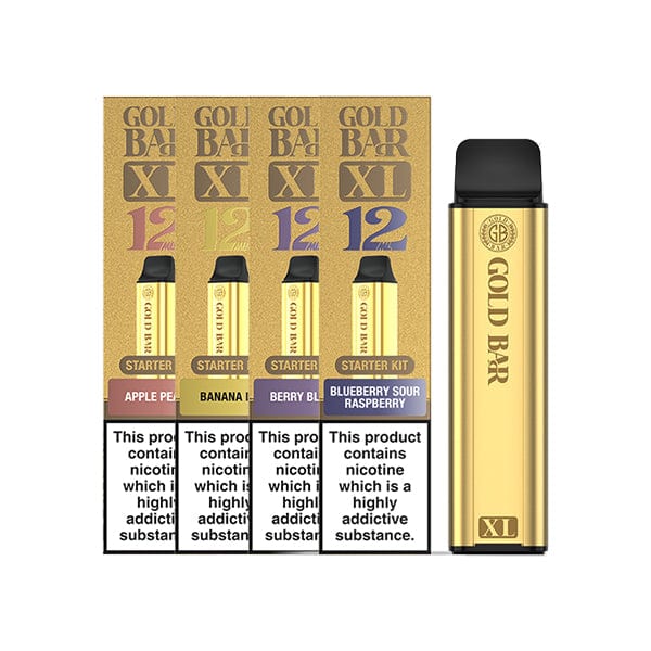 Disposable Vape Sticks Gold Bar XL Starter Kit
