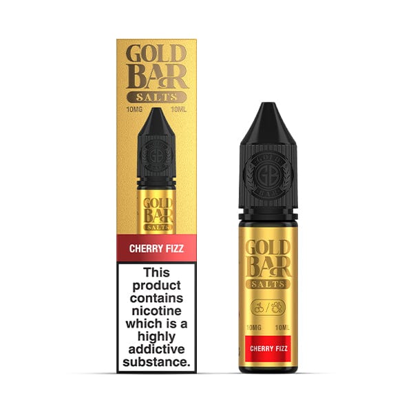 Nic Salts Cherry Fizz / 10mg Gold Bar Nic Salts