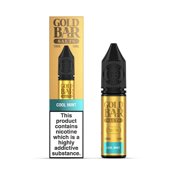 Nic Salts Cool Mint / 10mg Gold Bar Nic Salts