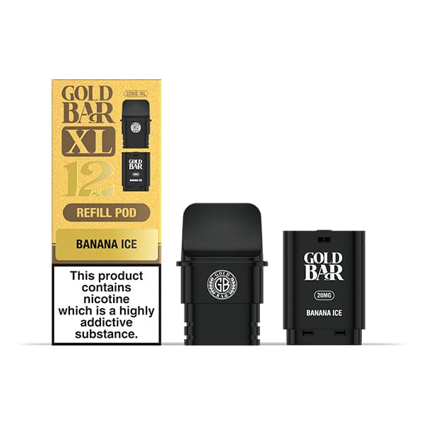 Replacement Pods Banana Ice Gold Bar XL Refill Kit