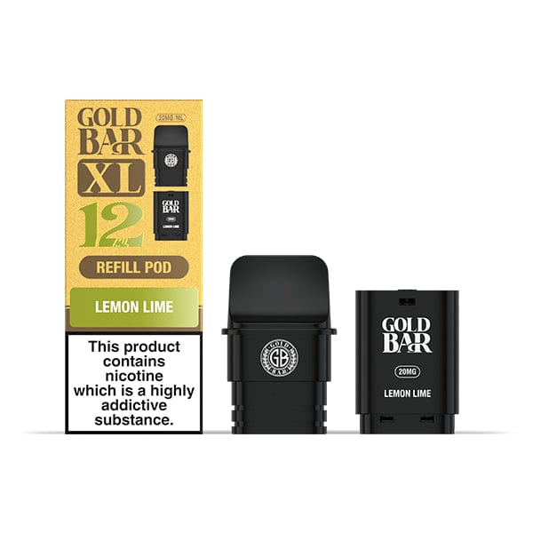 Replacement Pods Lemon Lime Gold Bar XL Refill Kit