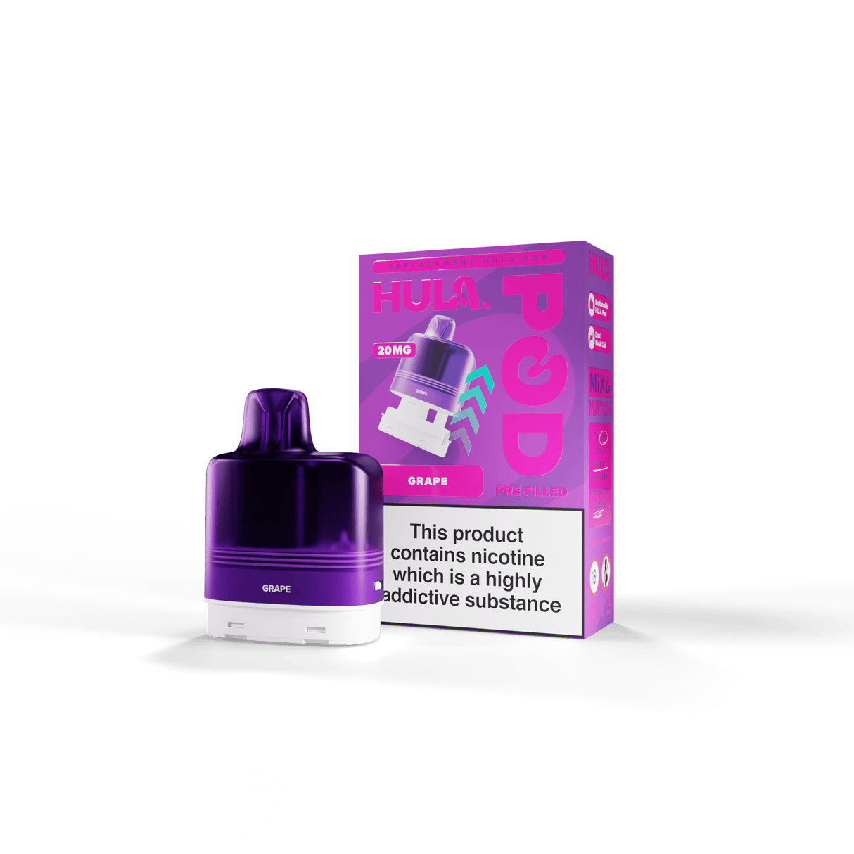 Replacement Pods Grape( COMING SOON ) HULA Replacement Pre-Filled Pod