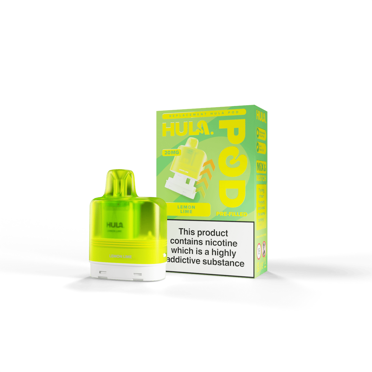 Replacement Pods Lemon Lime( COMING SOON ) HULA Replacement Pre-Filled Pod
