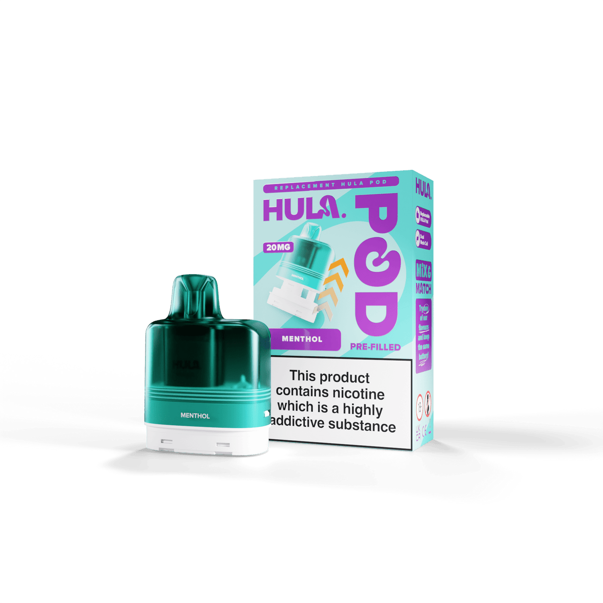 Replacement Pods Menthol HULA Replacement Pre-Filled Pod