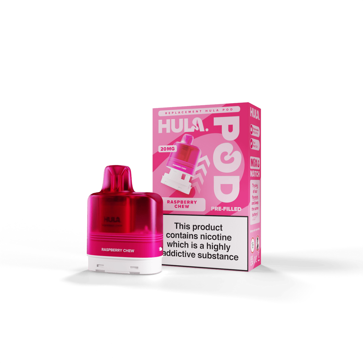 Replacement Pods Raspberry Chew( COMING SOON ) HULA Replacement Pre-Filled Pod