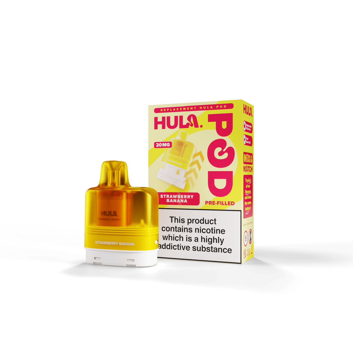 Replacement Pods Strawberry Banana( COMING SOON ) HULA Replacement Pre-Filled Pod