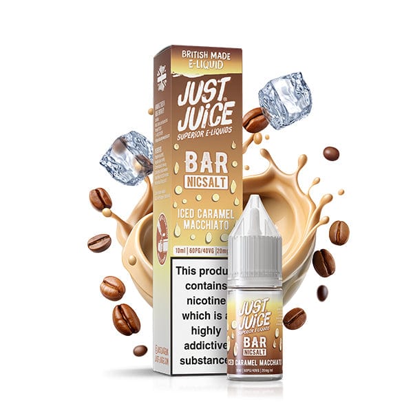 Nic Salts Iced Caramel Macchiato / 5mg Just Juice Bar Nic Salt