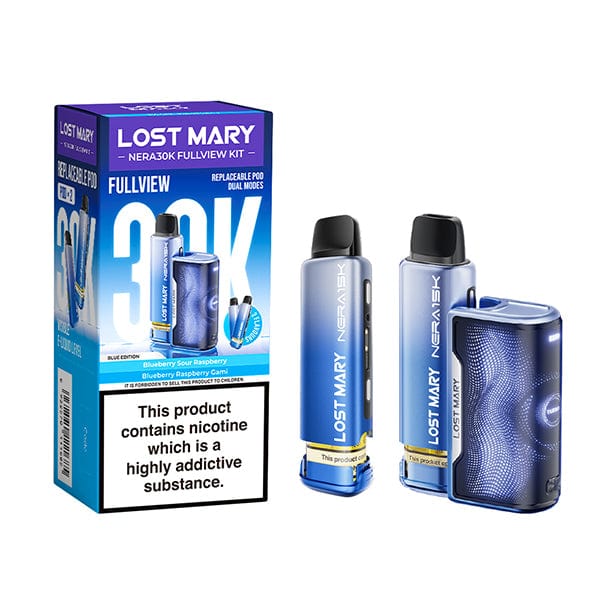Disposable Vape Sticks Blue Edition Lost Mary Nera 30k Disposable Pod Kit