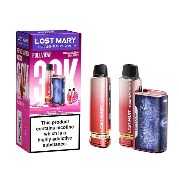Disposable Vape Sticks Cherry Edition Lost Mary Nera 30k Disposable Pod Kit