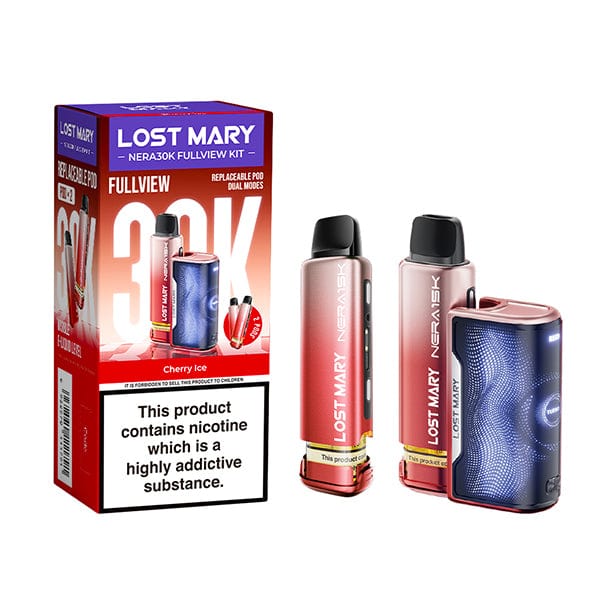 Disposable Vape Sticks Cherry Ice Lost Mary Nera 30k Disposable Pod Kit