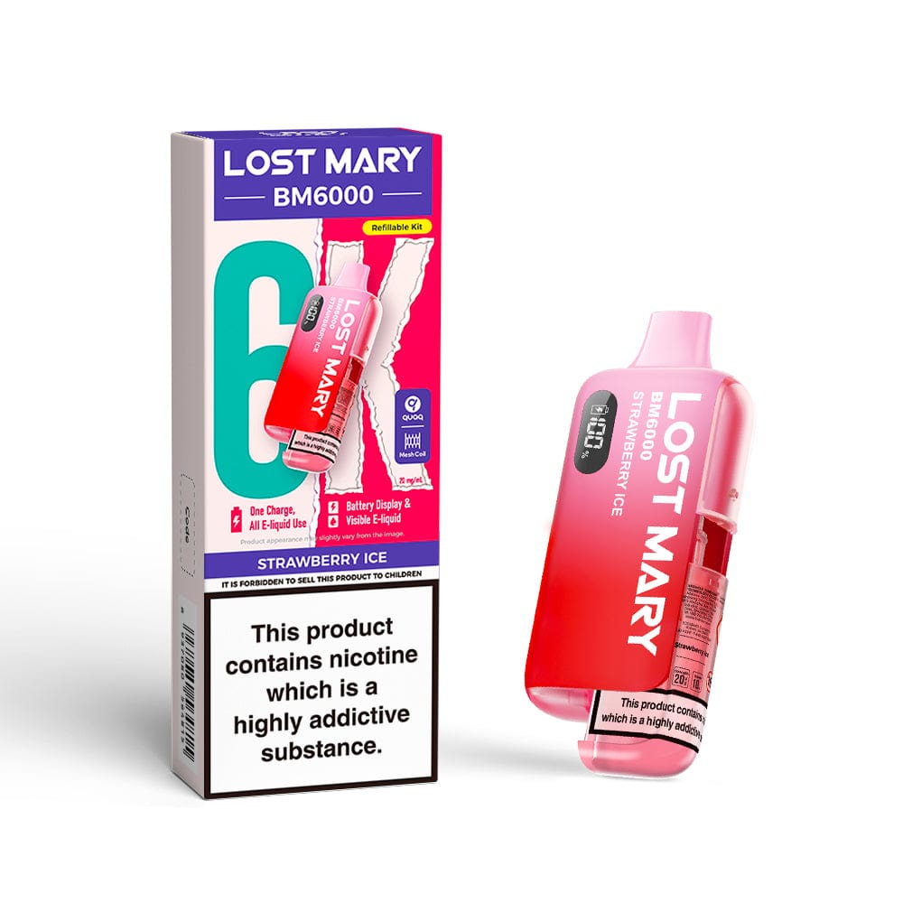 Disposable Vape Sticks Lost Mary BM6000 Compliant Vape Kit