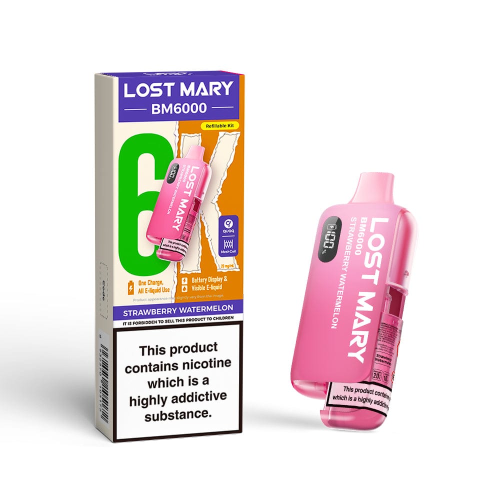 Disposable Vape Sticks Lost Mary BM6000 Compliant Vape Kit