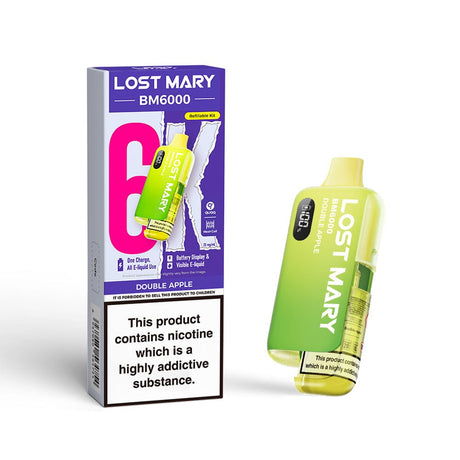 Disposable Vape Sticks Lost Mary BM6000 Compliant Vape Kit