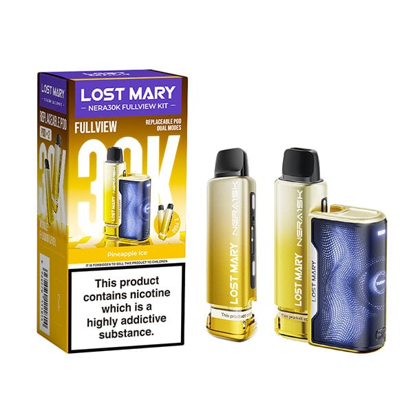 Disposable Vape Sticks Pineapple Ice Lost Mary Nera 30k Disposable Pod Kit