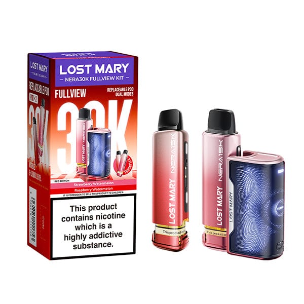Disposable Vape Sticks Red Edition Lost Mary Nera 30k Disposable Pod Kit