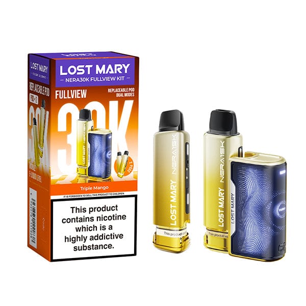 Disposable Vape Sticks Triple Mango Lost Mary Nera 30k Disposable Pod Kit
