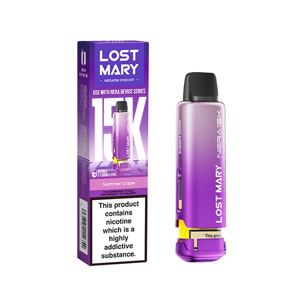 Pre-Filled Vape Devices Lost Mary Nera 15k Pre Filled Pod