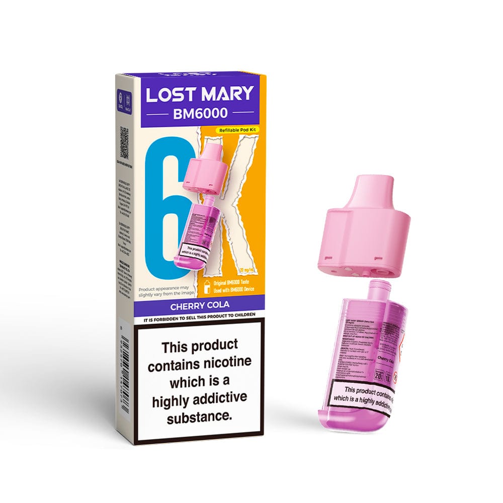Replacement Pods Lost Mary BM6000 Compliant Replaceable Pod