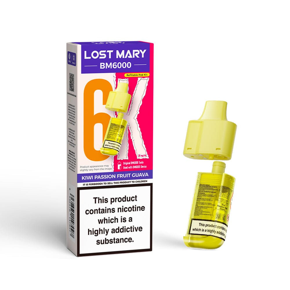 Replacement Pods Lost Mary BM6000 Compliant Replaceable Pod