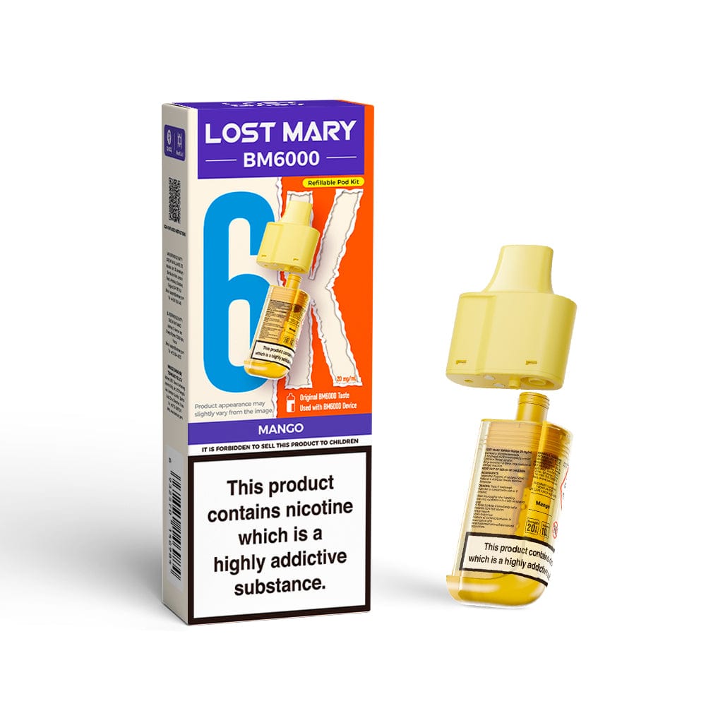 Replacement Pods Lost Mary BM6000 Compliant Replaceable Pod