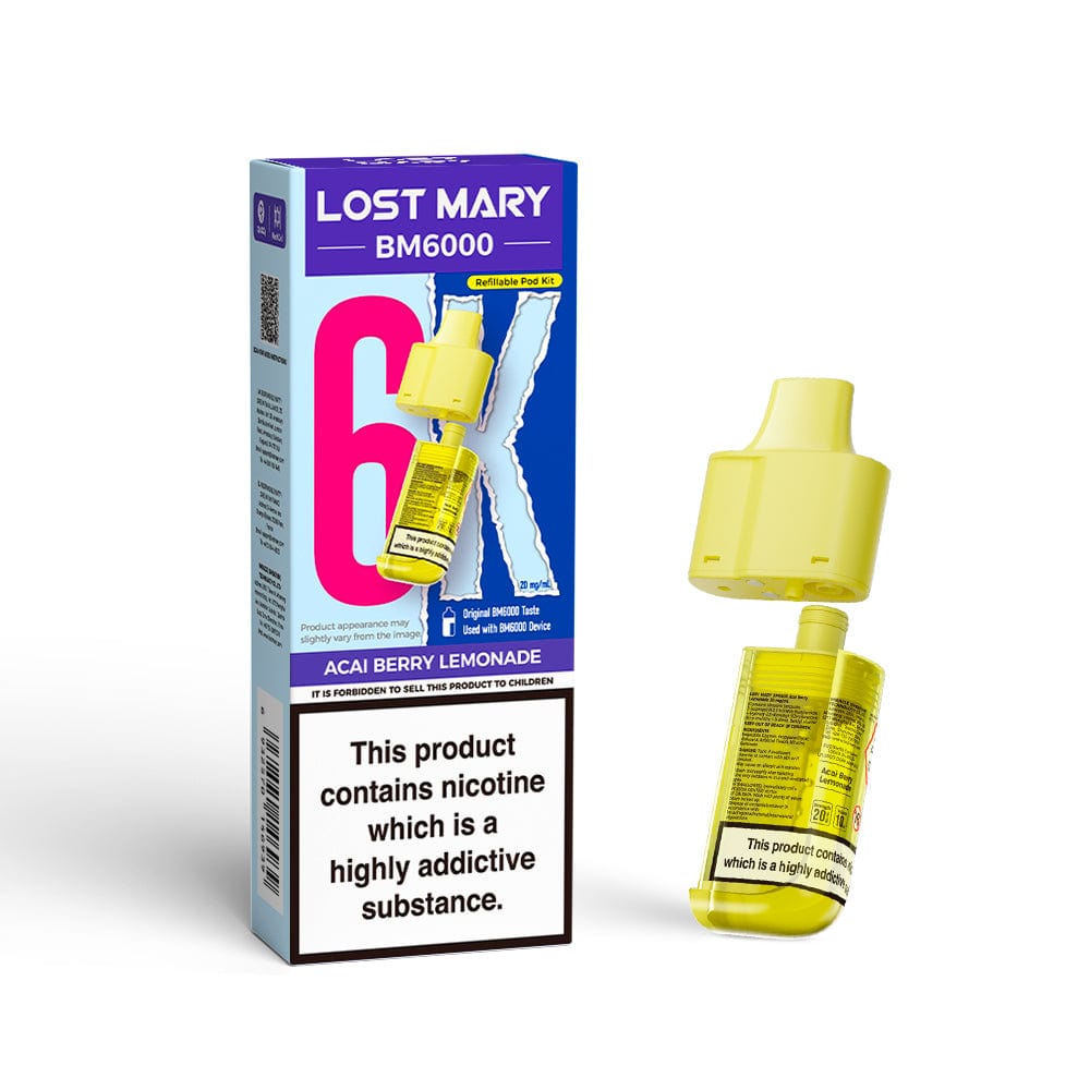 Replacement Pods Lost Mary BM6000 Compliant Replaceable Pod