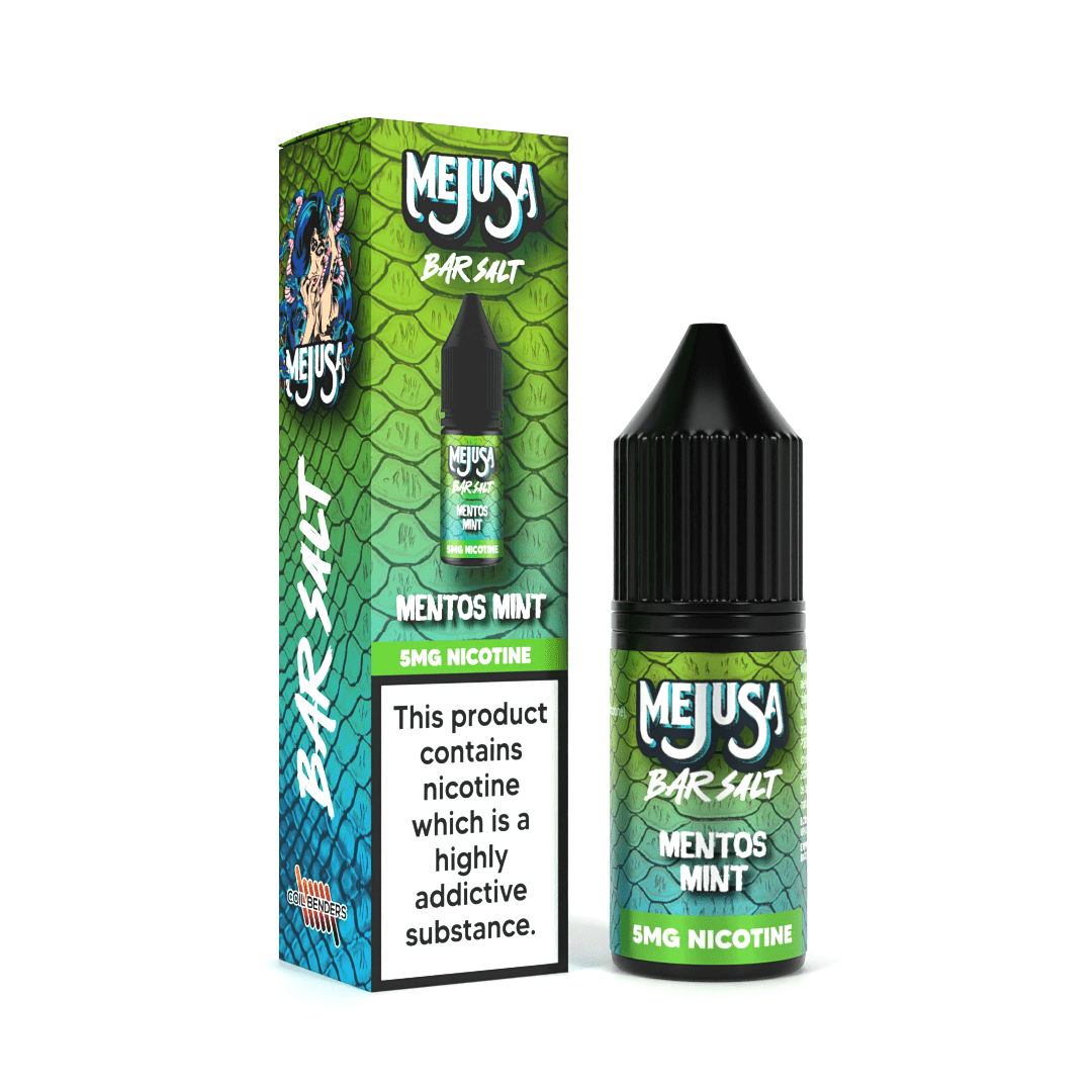 10ml Eliquids Mentos Mint / 5mg Mejusa Bar Salt V2