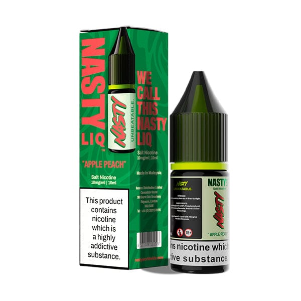 Nic Salts Apple Peach / 10mg Nasty Liq Nic Salt E-Liquids