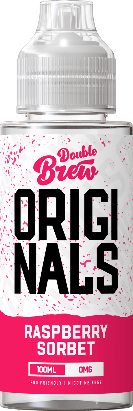 50/50 Shortfill Raspberry Sorbet Double Brew Originals 50-50 Shortfills