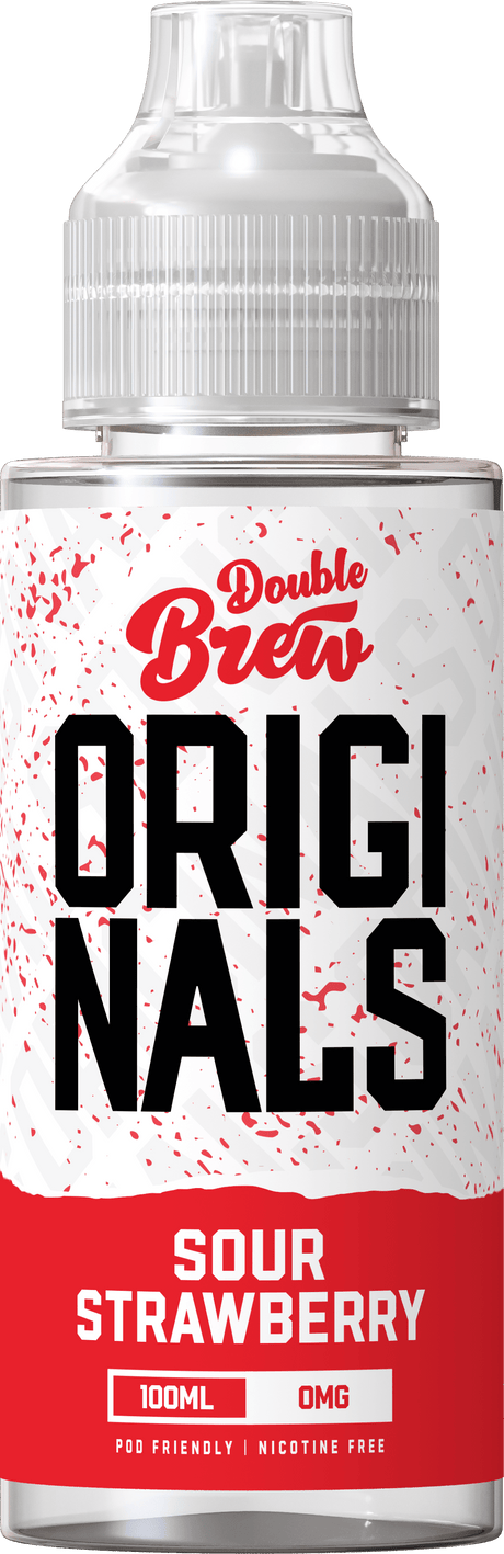 50/50 Shortfill Sour Strawberry Double Brew Originals 50-50 Shortfills