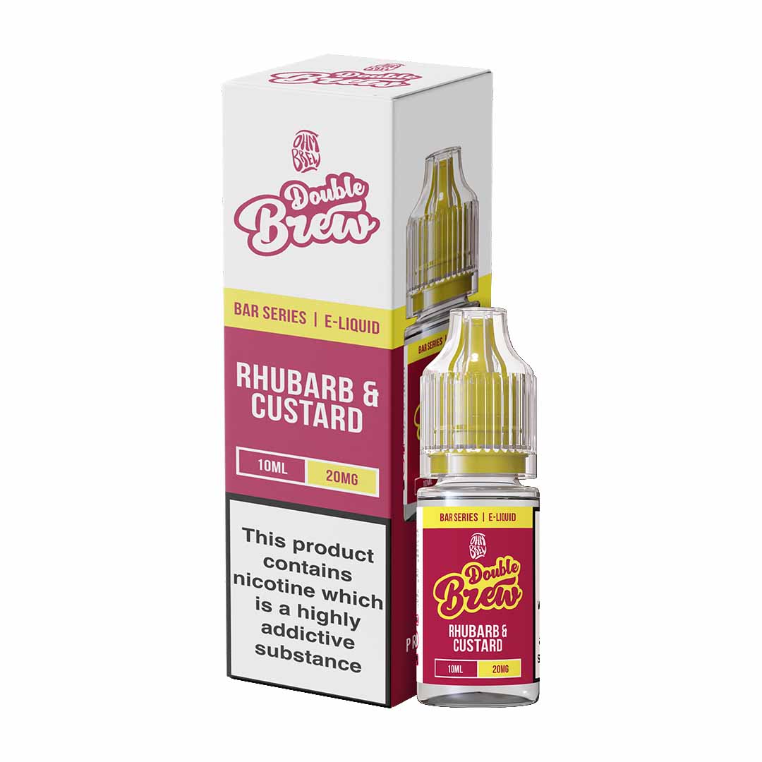 Nic Salts Rhubarb & Custard / 5mg Ohm Brew Double Brew Nic Salts