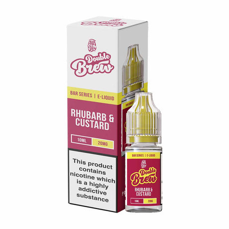 Nic Salts Rhubarb & Custard / 5mg Ohm Brew Double Brew Nic Salts