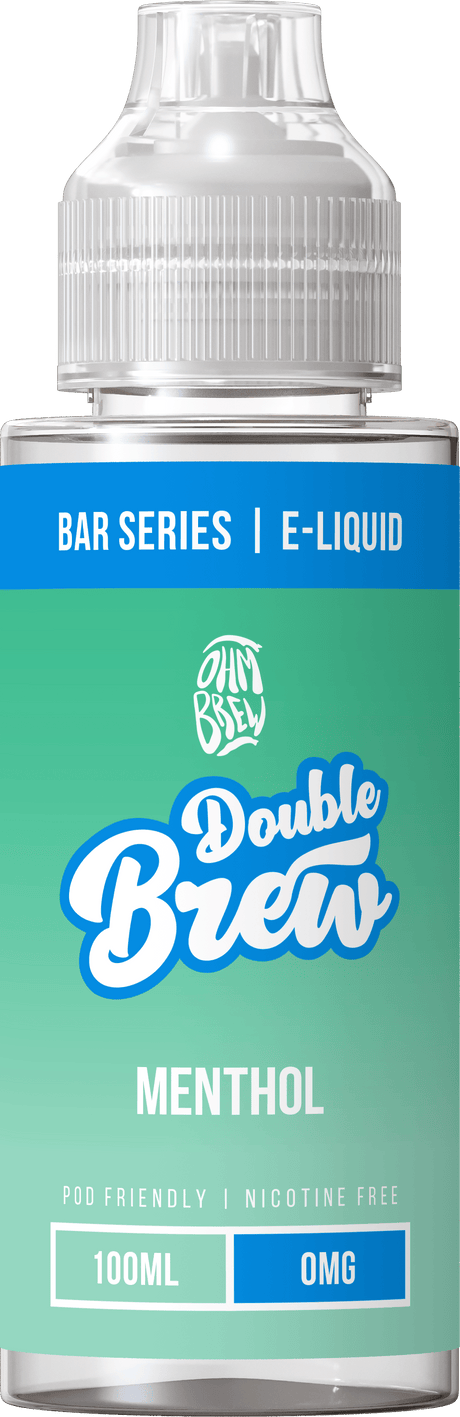 Shortfill Eliquids Menthol Double Brew Bar Series 100ml Shortfills